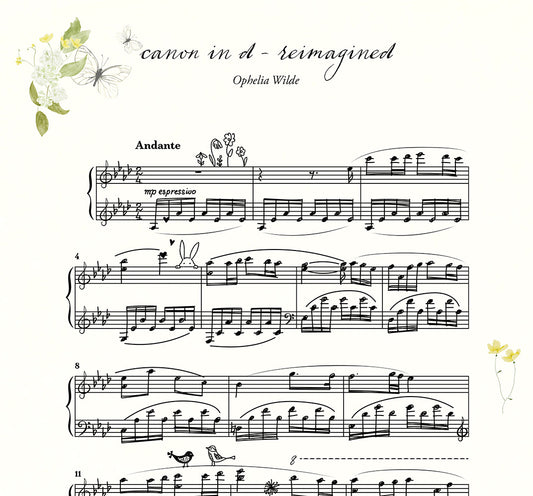 canon in d (reimagined) - Piano Sheet Music