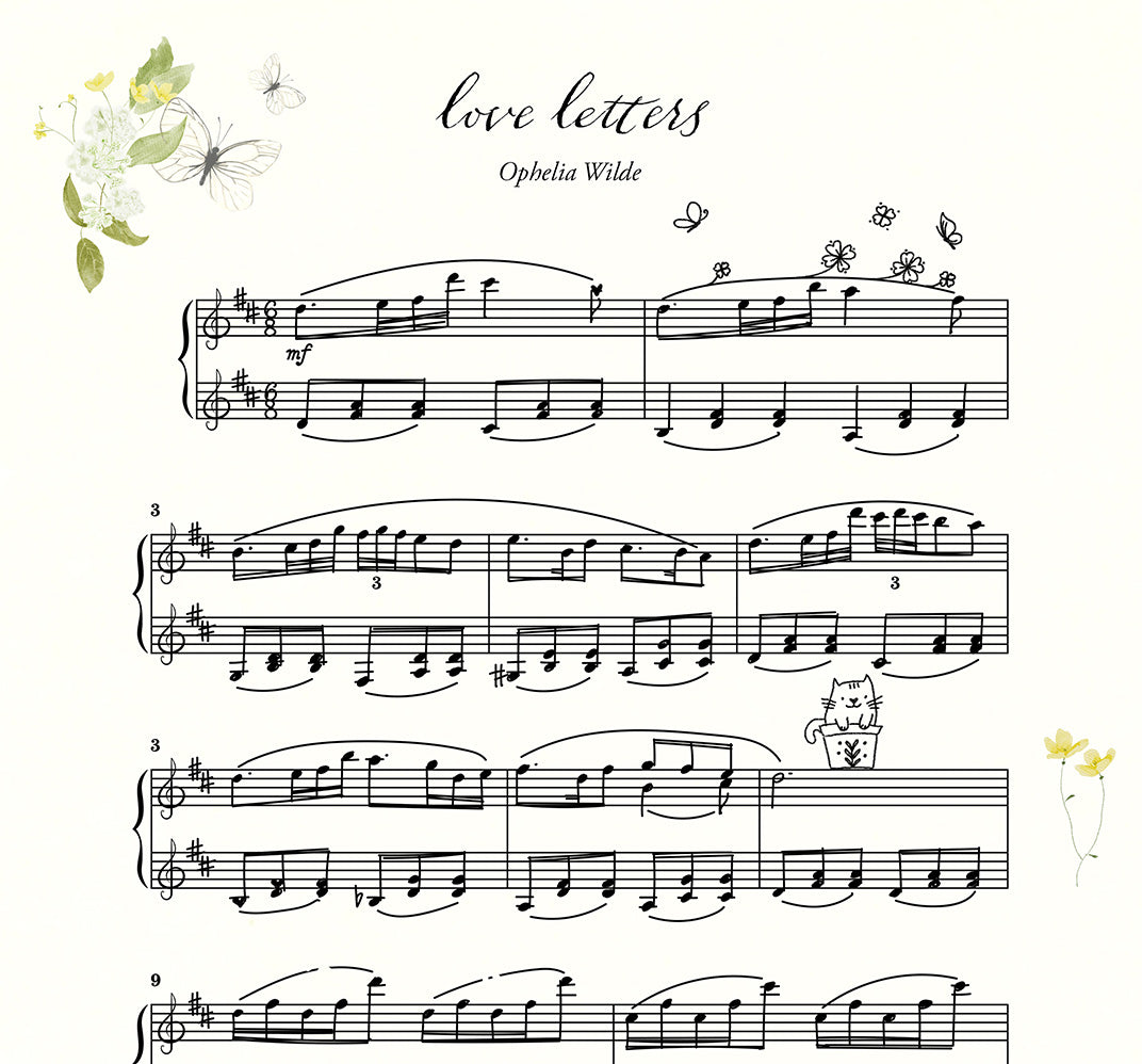 love letters- Piano Sheet Music