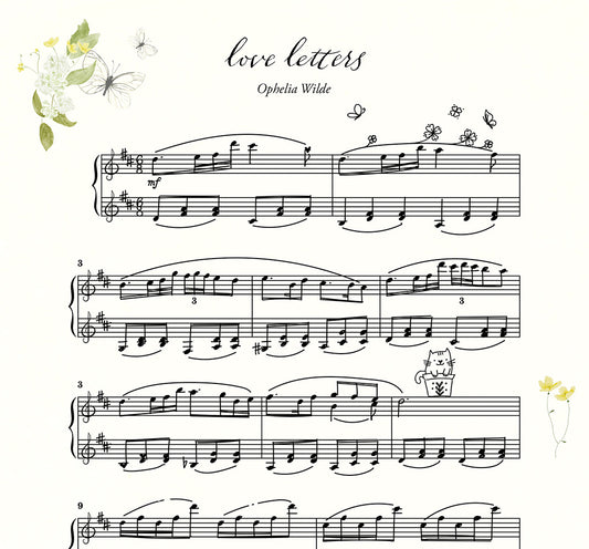 love letters- Piano Sheet Music